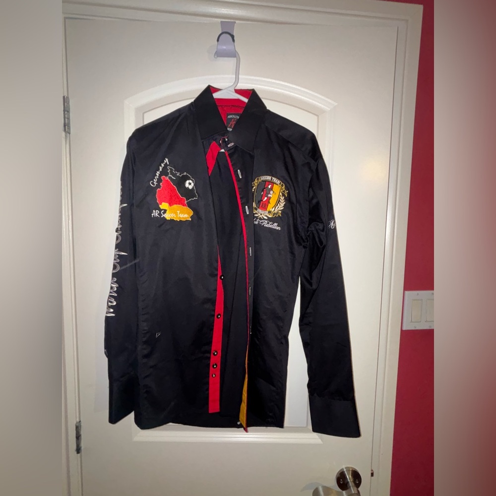 Gemany world cup dress shirt button up